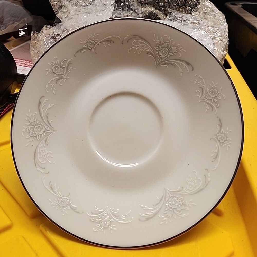 Noritake China Casablanca Footed Coffee / Tea Cup Saucer - Excellent Replacement